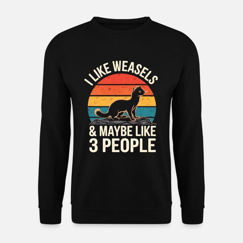 Wiesel - Unisex Pullover - Schwarz