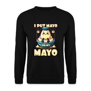 Mayonnaise - Unisex Pullover - Schwarz - Vorne - Alina (178cm) & Michal (187cm)
