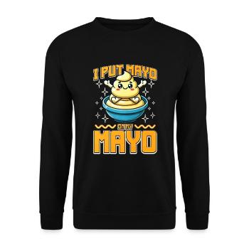 Mayonnaise - Unisex Pullover - Schwarz - Vorne - Alina (178cm) & Michal (187cm)