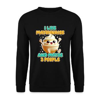 Mayonnaise - Unisex Pullover - Schwarz - Vorne - Alina (178cm) & Michal (187cm)