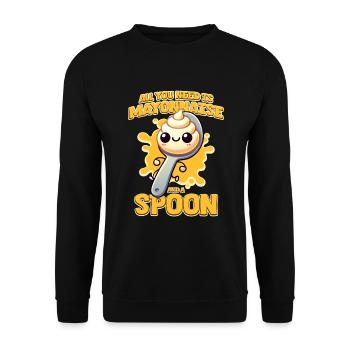 Mayonnaise - Unisex Pullover - Schwarz - Vorne - Alina (178cm) & Michal (187cm)
