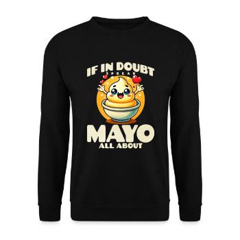 Mayonnaise - Unisex Pullover - Schwarz - Vorne - Alina (178cm) & Michal (187cm)