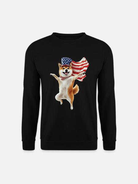 Shiba Inu - Unisex Pullover - Schwarz