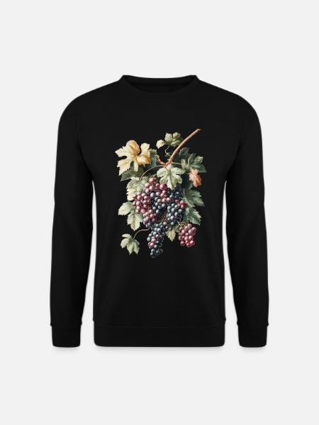 Trauben - Unisex Pullover - Schwarz