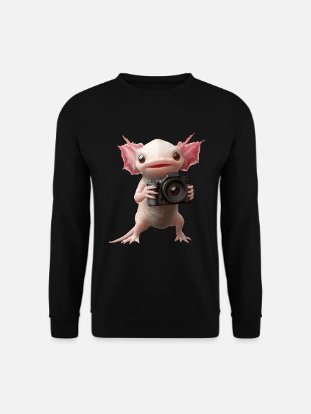 Axolotl - Unisex Pullover - Schwarz