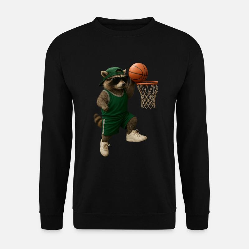 Waschbär - Unisex Pullover - Schwarz