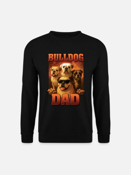 Bulldogge - Unisex Pullover - Schwarz