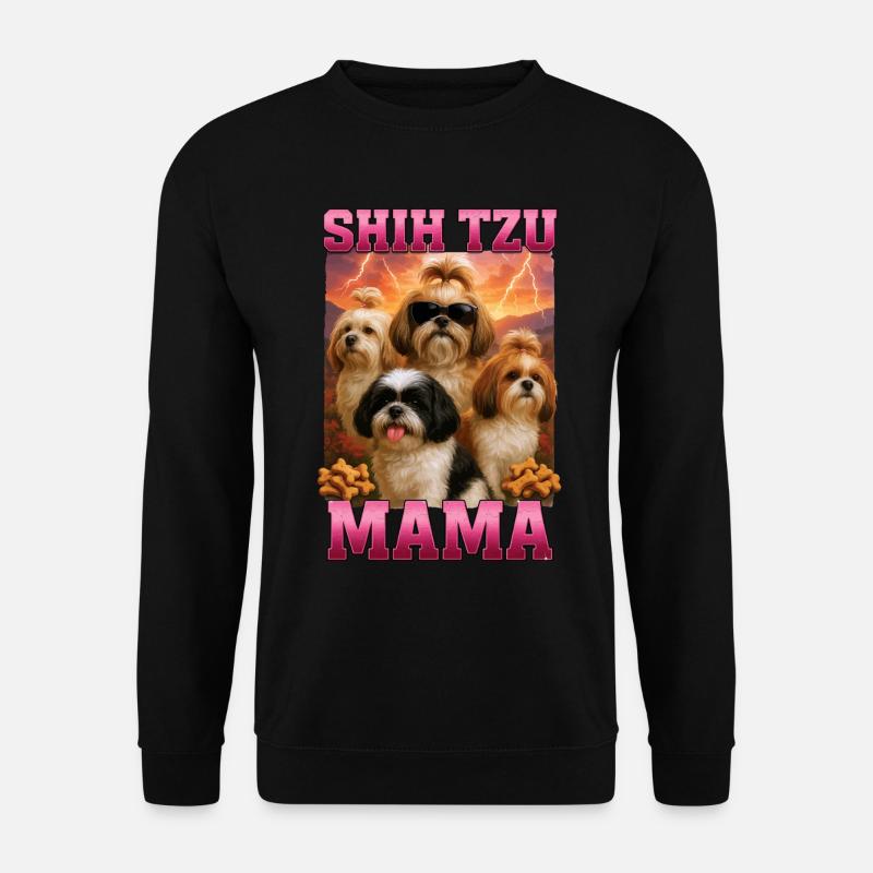 Shih Tzu - Unisex Pullover - Schwarz