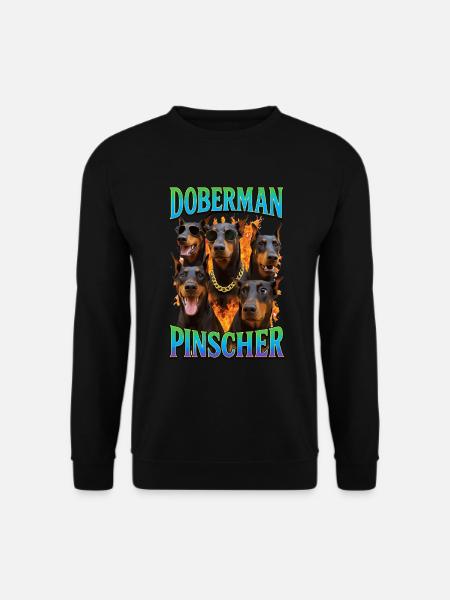 Dobermann - Unisex Pullover - Schwarz