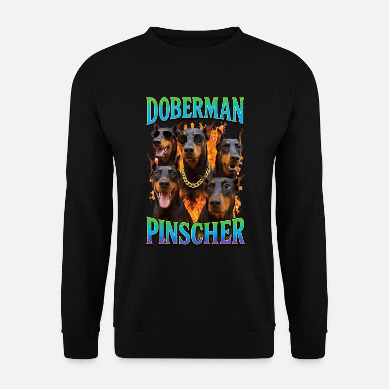 Dobermann - Unisex Pullover - Schwarz