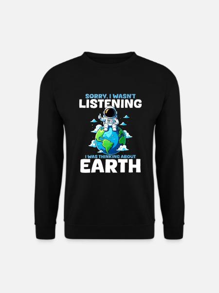 Earth Planet - Unisex Sweatshirt - black
