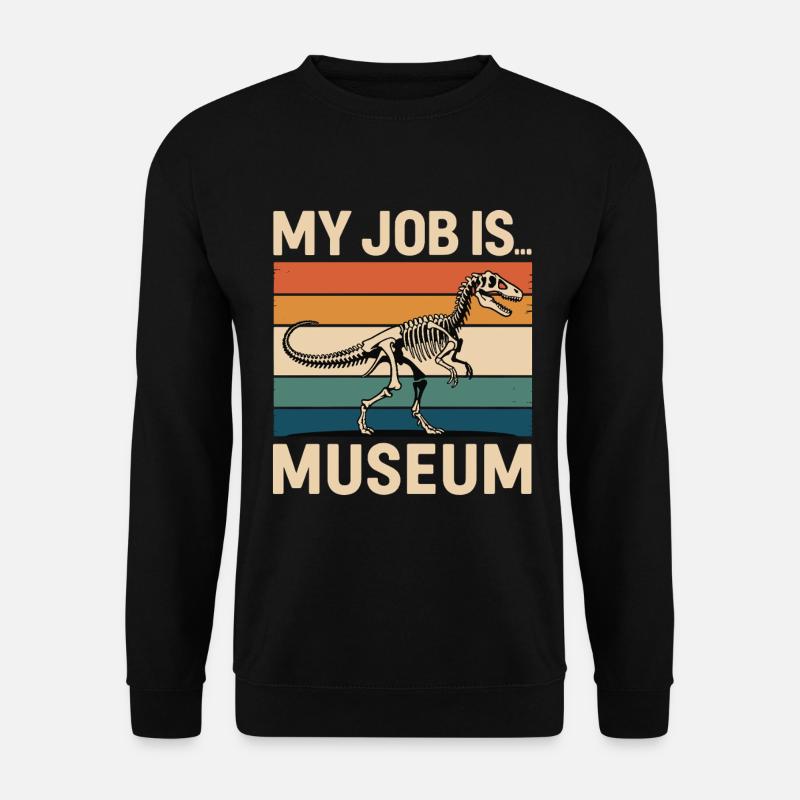 Museum - Unisex Pullover - Schwarz