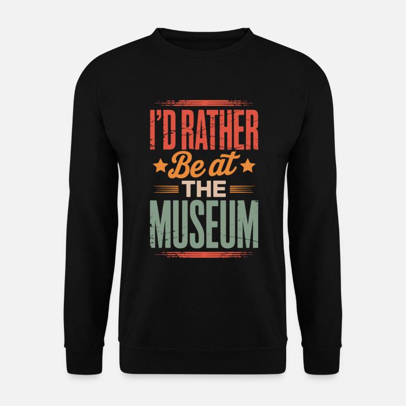 Museum - Unisex Pullover - Schwarz