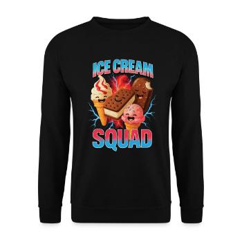 Cream Cream - Unisex Sweatshirt - black - Front - Alina (178cm) & Michal (187cm)
