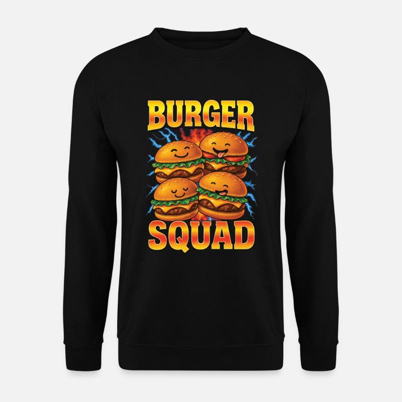 Burger - Unisex Sweatshirt - black