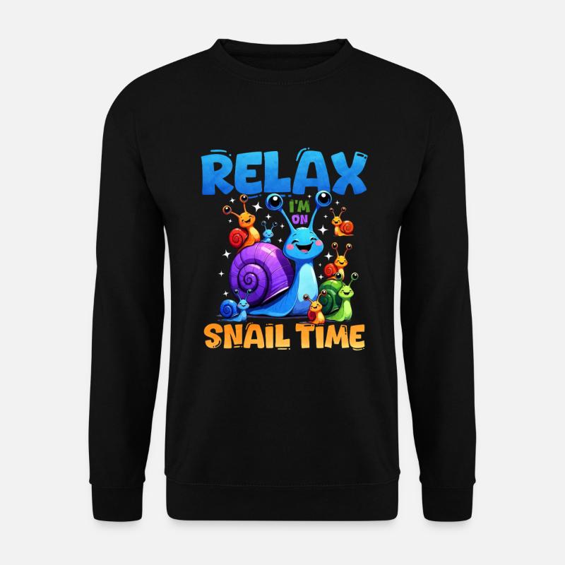 Snail - Unisex Sweatshirt - black