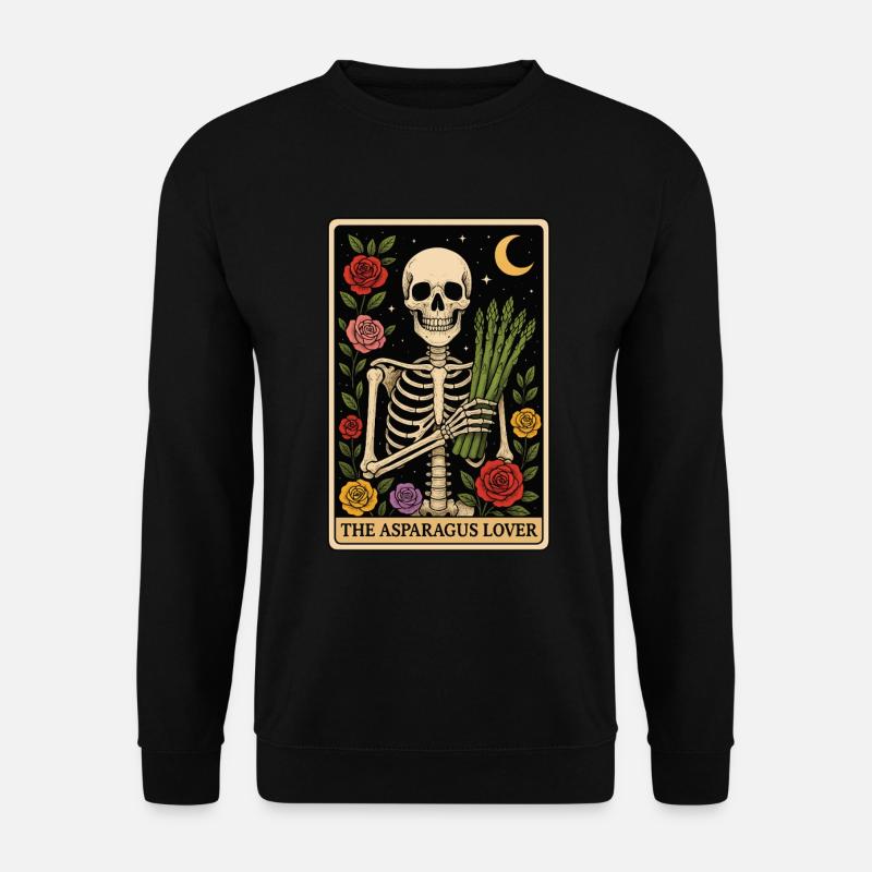 Spargel Tarot - Unisex Pullover - Schwarz