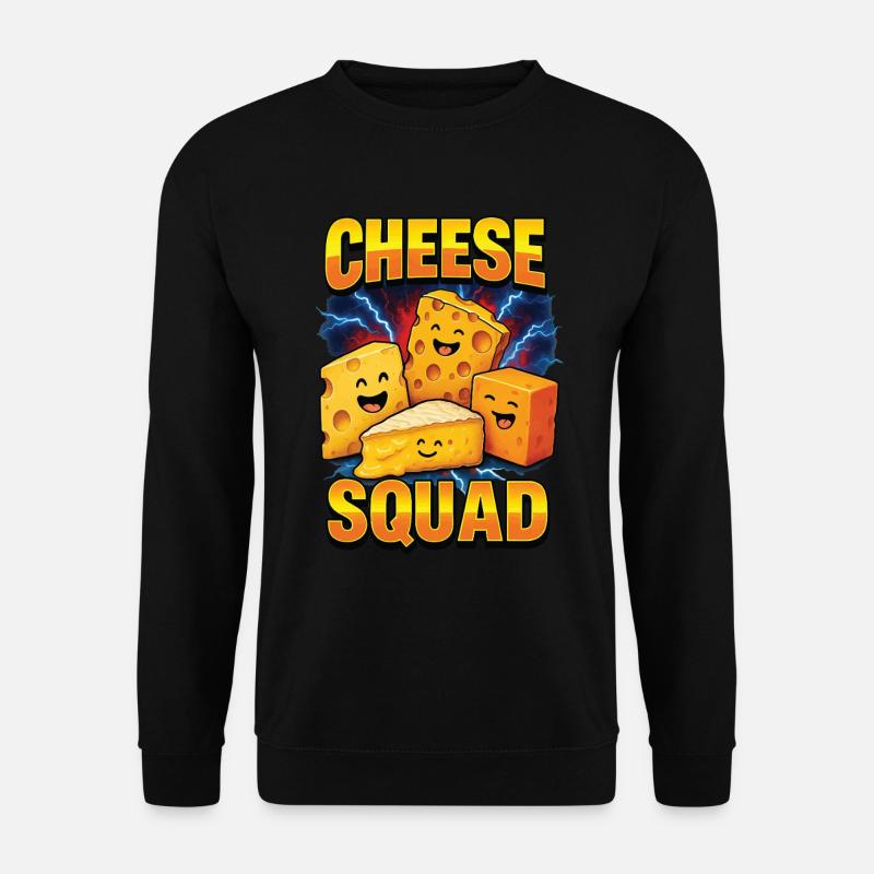 Käse - Unisex Pullover - Schwarz