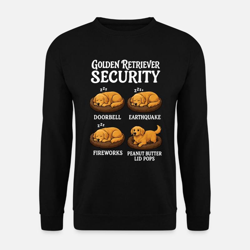 Golden Retriever - Unisex Pullover - Schwarz