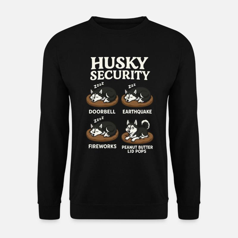 Husky - Unisex Pullover - Schwarz