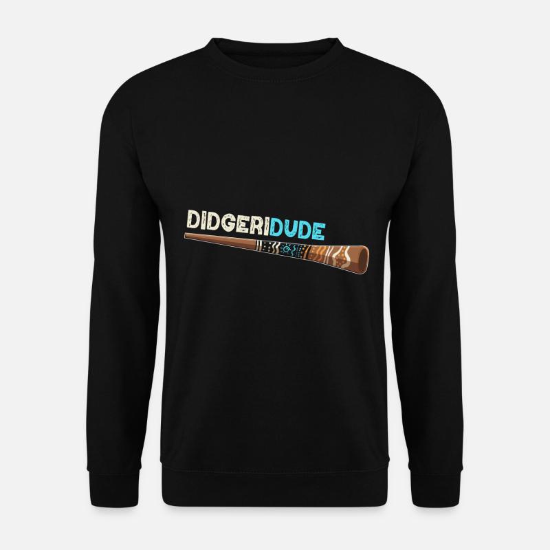Didgeridude - Unisex Pullover - Schwarz