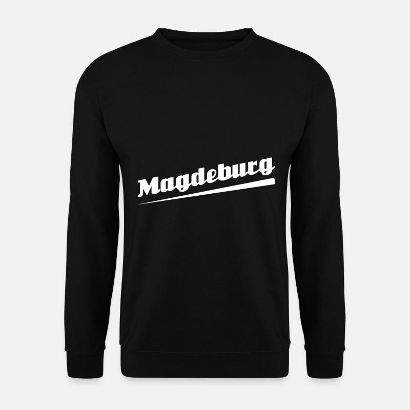 Magdeburg - Textdesign mit Stadtnamen - Unisex Pullover - Schwarz