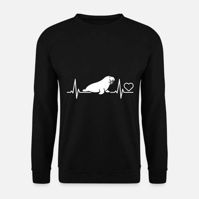 Walross - Unisex Pullover - Schwarz