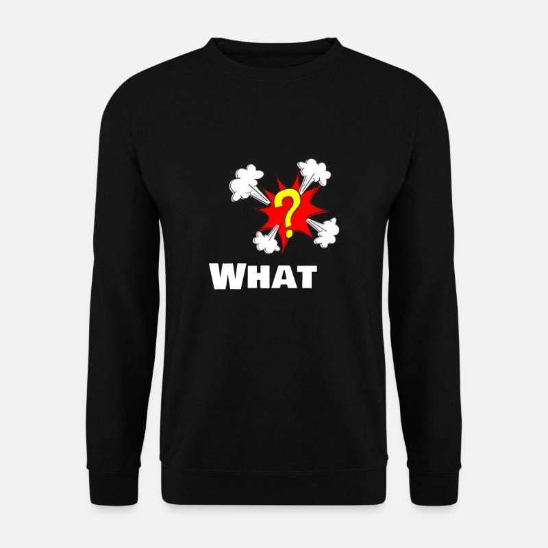 Quel cadeau cool point d'interrogation - Sweat-shirt Unisexe - noir