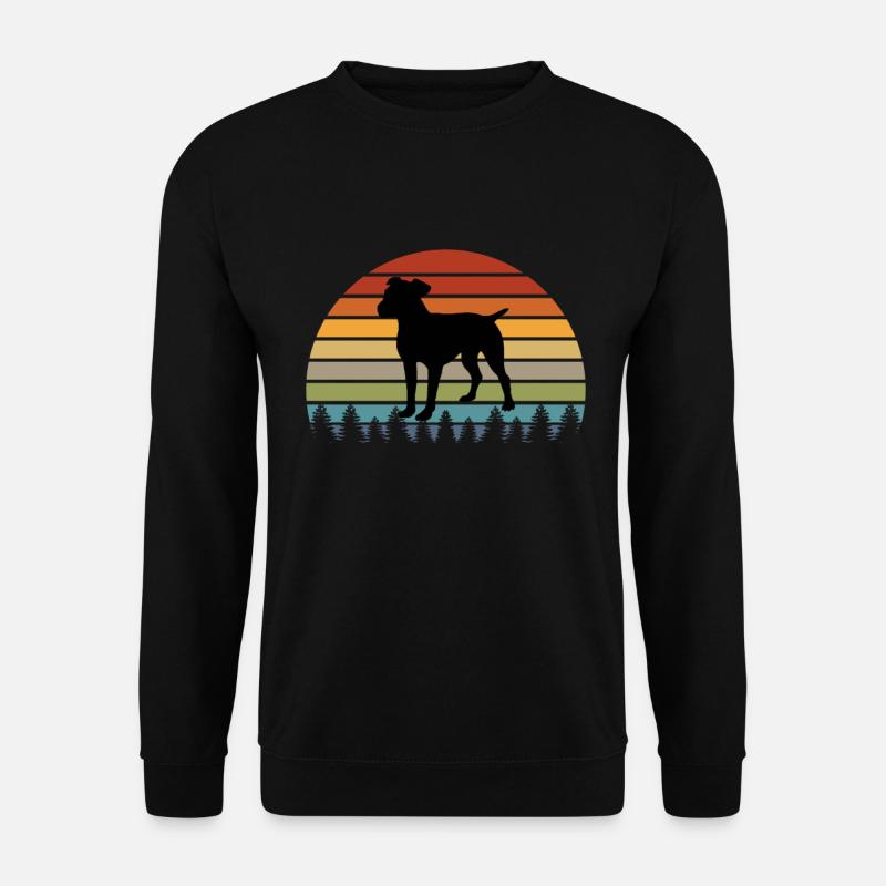 Patterdale Terrier Hunde Hundeliebhaber Hunderasse - Unisex Pullover - Schwarz