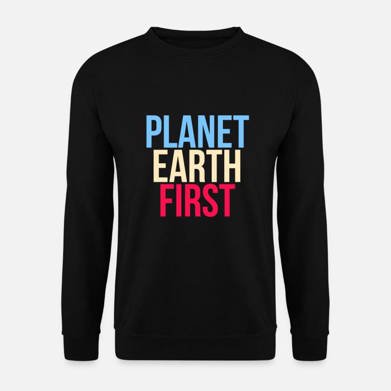 Planet Earth First - Fridays For Future - Unisex Pullover - Schwarz
