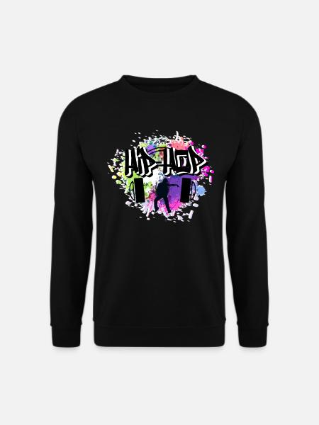 hip hop Grafitti - Unisex Pullover - Schwarz