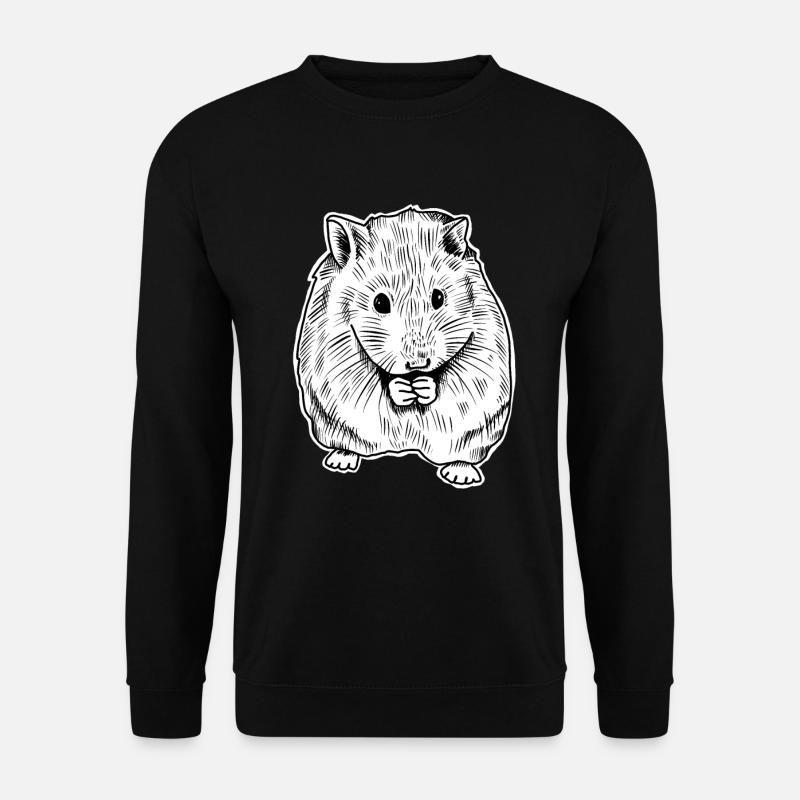 Hamster - Unisex Pullover - Schwarz