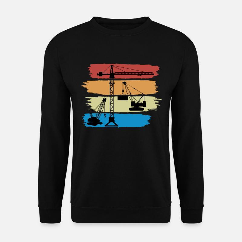 Crane operator crane - Unisex Sweatshirt - black