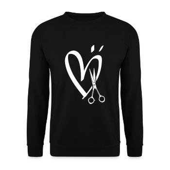 Royal Craft Hairdressers Hairdressers - Unisex Sweatshirt - black - Front - Alina (178cm) & Michal (187cm)