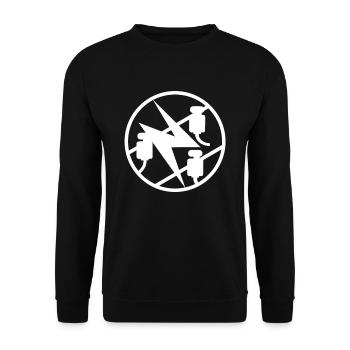 Cadeau pour homme de conception d'électricien de technicien en électronique - Sweat-shirt Unisexe - noir - Devant - Alina (178cm) & Michal (187cm)