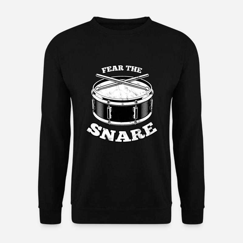 Snare Drum Drums Drum - Unisex Sweatshirt - black