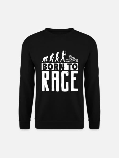 Go Kart Racer Build For Speed King Of Racetrack - Unisex Pullover - Schwarz