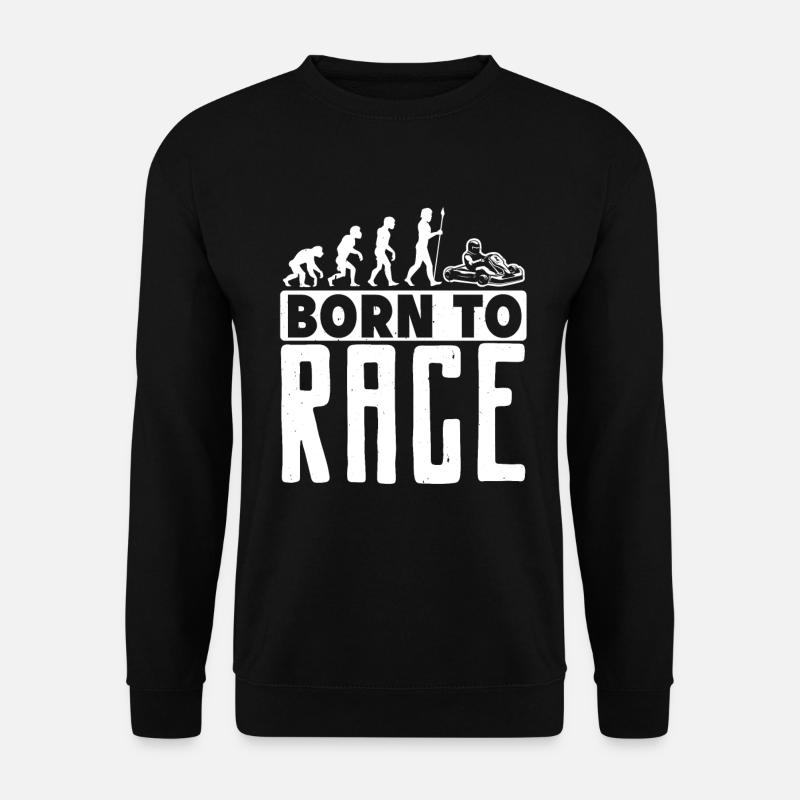 Go Kart Racer Build For Speed King Of Racetrack - Unisex Pullover - Schwarz