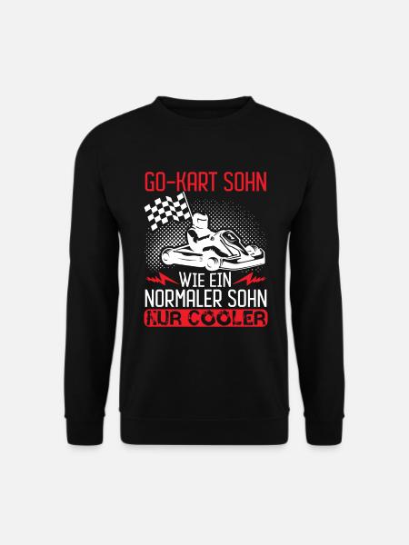 Go Kart Sohn Wie Ein Normaler Sohn Nur Cooler - Unisex Pullover - Schwarz