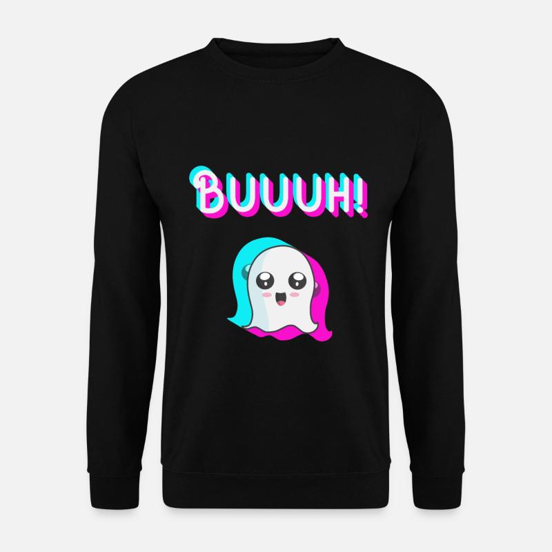 tiktok Geist, Halloween Trend - Unisex Pullover - Schwarz