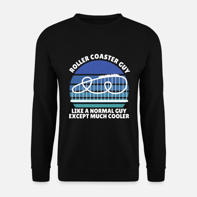 roller coaster guy - Unisex Sweatshirt - black