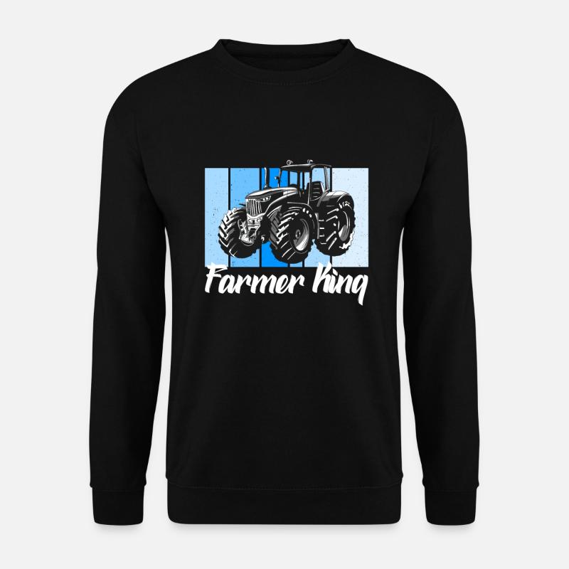 Farmer king - Unisex Sweatshirt - black
