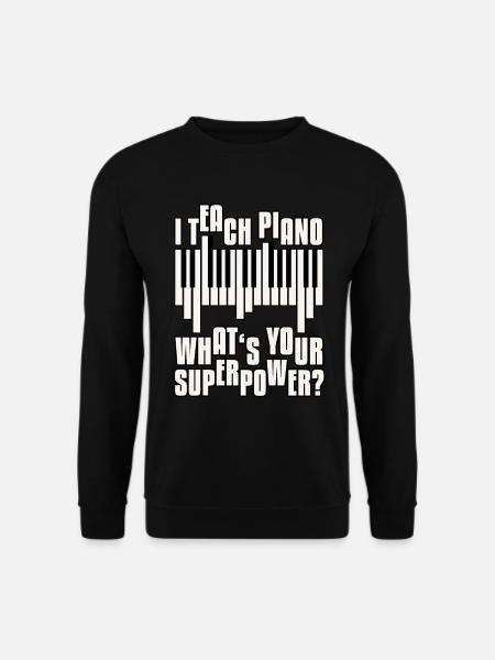 Klavierlehrer - Unisex Pullover - Schwarz