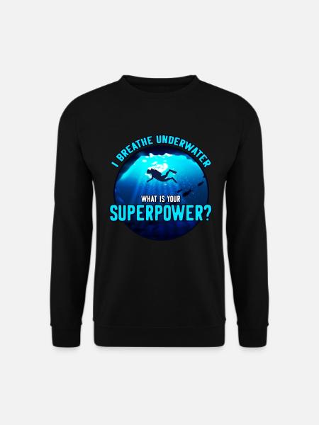 Scuba Diving Tauchsport Taucher Geschenk - Unisex Pullover - Schwarz
