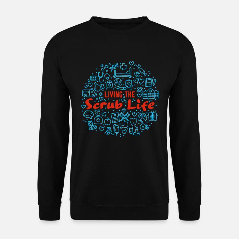 Krankenhaus Alltag - Unisex Pullover - Schwarz