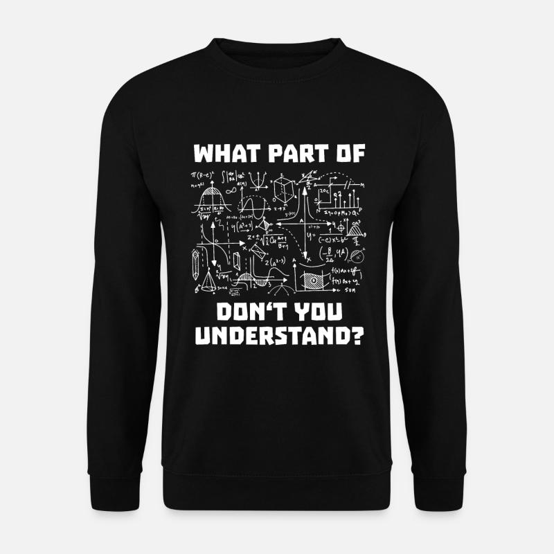 Physique Mathématiques - Sweat-shirt Unisexe - noir