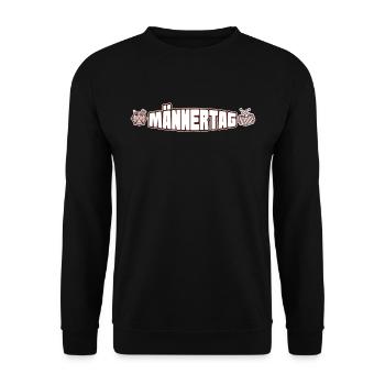 Männertag Himmelfahrt - Unisex Pullover - Schwarz - Vorne - Alina (178cm) & Michal (187cm)