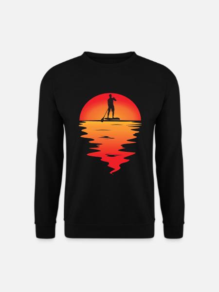 SUP Stand Up Paddle Board Standup Paddling Gift - Unisex Sweatshirt - black