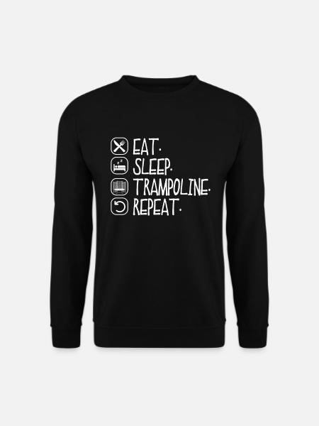 trampolin trampolinspringen - Unisex Pullover - Schwarz
