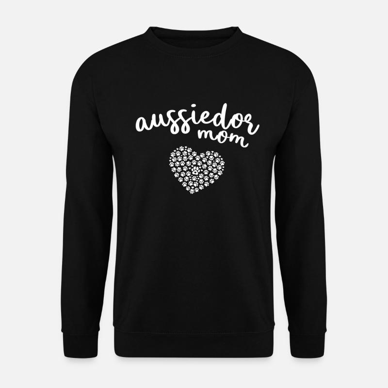 Aussiedor Aussie Australian Shepherd Mom Mutter - Unisex Pullover - Schwarz